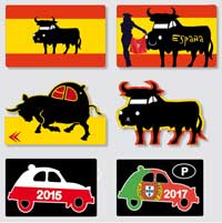 Country stickers